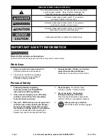 Preview for 2 page of Greenwood 4 GALLON HOME & GARDEN
BACKPACK SPRAYER Owner'S Manual & Safety Instructions