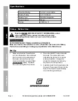 Preview for 4 page of Greenwood 94661 Owner'S Manual & Safety Instructions