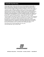 Preview for 8 page of Greenwood 94661 Owner'S Manual & Safety Instructions