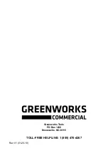 Предварительный просмотр 34 страницы GreenWorks Commercial 2502802 Owner'S Manual