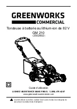 Предварительный просмотр 35 страницы GreenWorks Commercial 2502802 Owner'S Manual