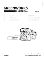 GreenWorks Commercial 48TH12 Operator'S Manual preview