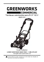 Предварительный просмотр 37 страницы GreenWorks Commercial GMS 210 Owner'S Manual