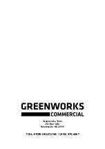 Предварительный просмотр 32 страницы GreenWorks Commercial GN 220 Owner'S Manual