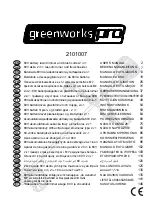 GreenWorks Pro 2101007 User Manual preview