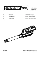 Preview for 2 page of GreenWorks Pro 2400402 Operator'S Manual