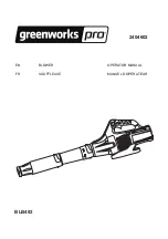 GreenWorks Pro 2404602 Operator'S Manual preview