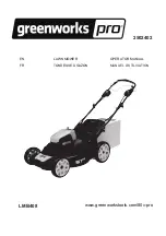 GreenWorks Pro 2502402 Operator'S Manual preview