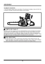 Предварительный просмотр 15 страницы GreenWorks Pro CS80L00 Owner'S Manual