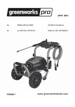 GreenWorks Pro GPW 3000 Operator'S Manual preview