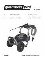 Preview for 1 page of GreenWorks Pro GPW 3000 Operator'S Manual