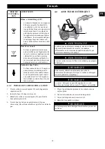 Предварительный просмотр 25 страницы GreenWorks Pro GPW2700 Operator'S Manual