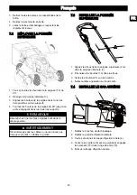 Preview for 23 page of GreenWorks Pro LMB401 Operator'S Manual