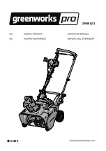 GreenWorks Pro SN60L02 Operator'S Manual preview