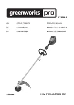 GreenWorks Pro ST80L02 Operator'S Manual preview