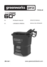 Предварительный просмотр 1 страницы GreenWorks Pro ULTRAPOWER PW60L00 Operator'S Manual