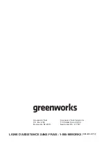 Preview for 64 page of GreenWorks Tools 25022 Owner'S Manual