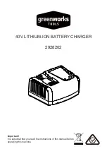 GreenWorks Tools 2928202 Original Instructions Manual preview