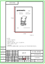 GreenWorks Tools GPW2000 Operator'S Manual preview