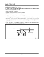 Preview for 21 page of GreenWorks 1400102 Owner'S Manual