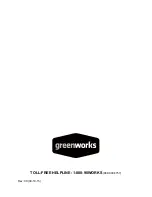 Предварительный просмотр 40 страницы GreenWorks 2000219 Owner'S Manual