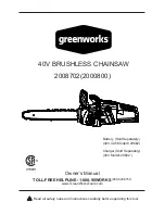 GreenWorks 2000800 Owner'S Manual preview