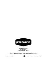 Предварительный просмотр 40 страницы GreenWorks 2000800 Owner'S Manual