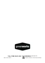 Предварительный просмотр 38 страницы GreenWorks 2000902 Owner'S Manual