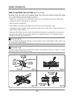 Preview for 29 page of GreenWorks 20062 Owner'S Manual