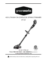 Предварительный просмотр 1 страницы GreenWorks 21132 Owner'S Manual