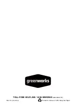 Preview for 28 page of GreenWorks 22212 Owner'S Manual