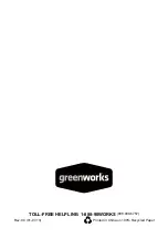 Preview for 21 page of GreenWorks 22262 Owner'S Manual