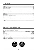 Preview for 2 page of GreenWorks 2400102 Owner'S Manual