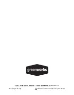 Предварительный просмотр 21 страницы GreenWorks 24012 Owner'S Manual