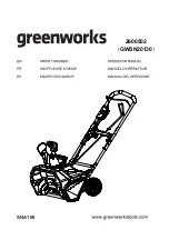 GreenWorks 2600502 Operator'S Manual preview