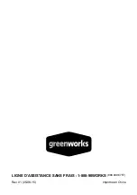 Preview for 52 page of GreenWorks 2600802 Owner'S Manual