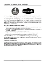 Preview for 74 page of GreenWorks 2600802 Owner'S Manual