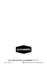 Предварительный просмотр 29 страницы GreenWorks 26272 Owner'S Manual