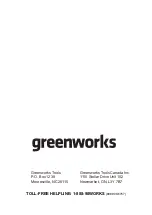 Preview for 25 page of GreenWorks 27022 Owner'S Manual