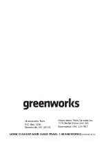 Preview for 49 page of GreenWorks 27022 Owner'S Manual