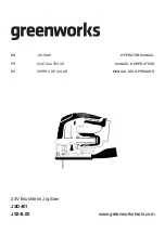 GreenWorks 27112700 Operator'S Manual preview