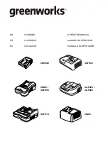 Preview for 1 page of GreenWorks 2900802 Operator'S Manual