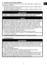 Preview for 3 page of GreenWorks 2900802 Operator'S Manual