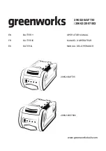 Preview for 2 page of GreenWorks 29652/BAF735 Operator'S Manual