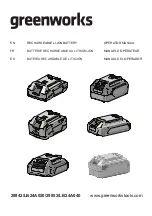 GreenWorks 29842 Operator'S Manual preview