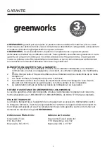 Preview for 10 page of GreenWorks 30012 Operator'S Manual