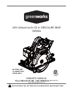 Preview for 1 page of GreenWorks 32042a Owner'S Manual