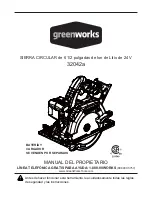 Preview for 22 page of GreenWorks 32042a Owner'S Manual