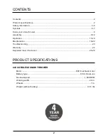 Preview for 2 page of GreenWorks 40V 20'' Cordless Snow Thrower 2600200 Owner'S Manual