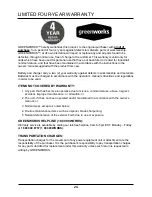 Preview for 24 page of GreenWorks 40V 20'' Cordless Snow Thrower 2600200 Owner'S Manual